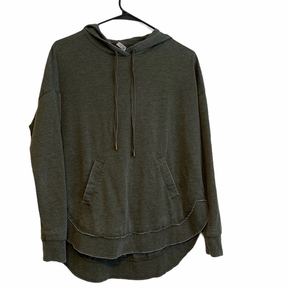 Z Supply comfy oversized pullover green hoodie XS - Picture 1 of 8